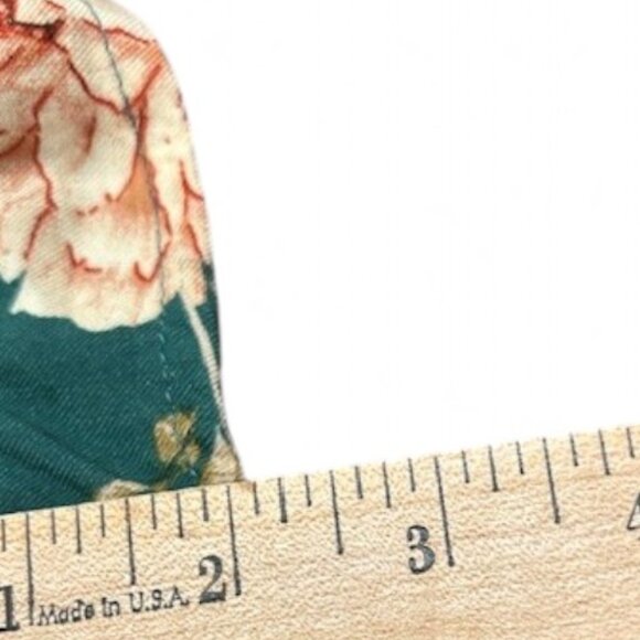 American Eagle Green Floral Romper M Off-Shoulder Cottagecore Boho Coquette‎ - Picture 11 of 13